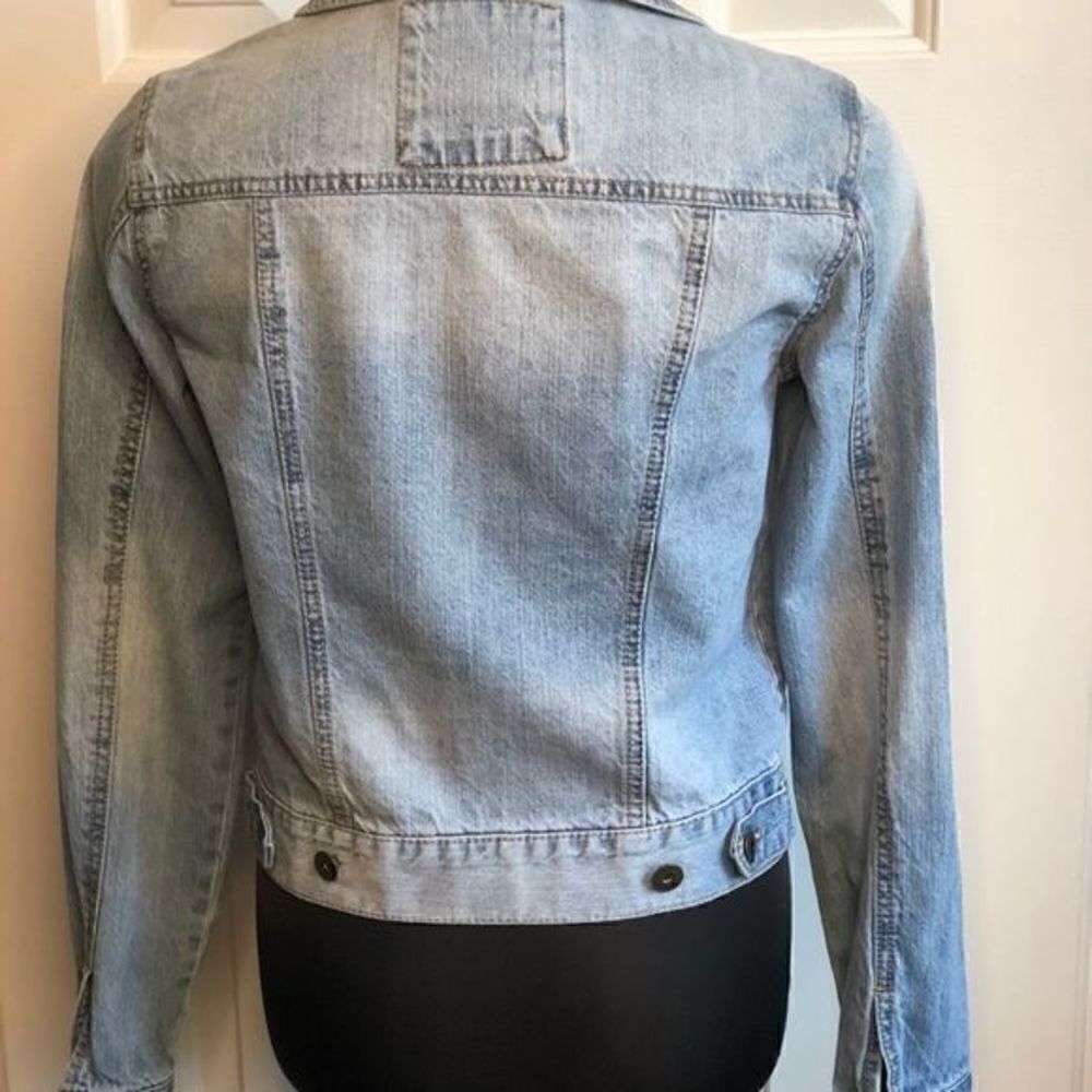 Mudd Distressed Jean Jacket - Picture 7 of 10